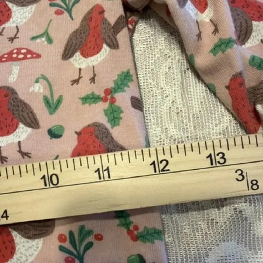 Mini Boden Birds&Mushrooms Shirt 6y Cottagecore Naturecore Boho Meas In Pics
